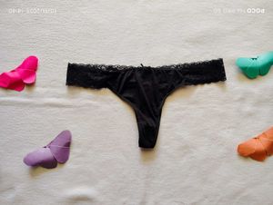 Black Lace Thong