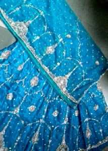 Fairy Blue Color Lehnga With Chunni