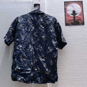 Floral Print Button-Up Shirt