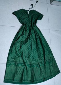 Max Brand Green Anarkali Kurti