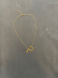 Cute P Letter Necklace ✨