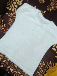 Fluffy White Top