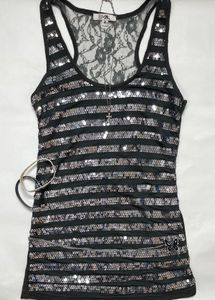 Sequin Ibiza Y2k Top