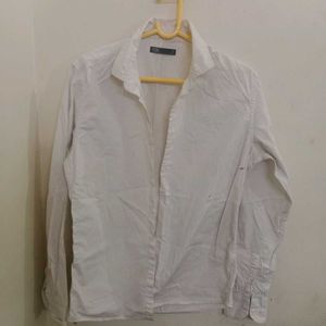 Pure Cotton White Shirt