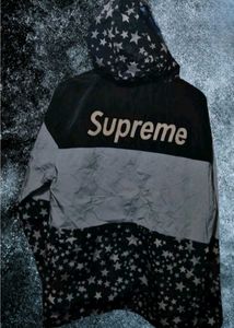 Supreme Reflective Galaxy Windbreaker Jacket