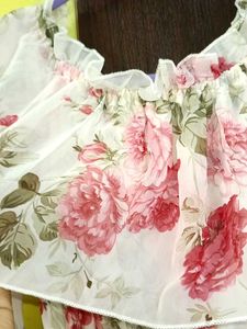 Floral Chiffon Maxi Dress