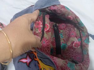 Sling Bag with Embroidery