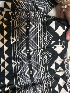 Patterned Casual Pants