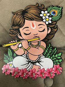 Krishna key holder with black pouch