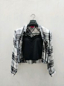 Combo Of Tank Top And Shirt
