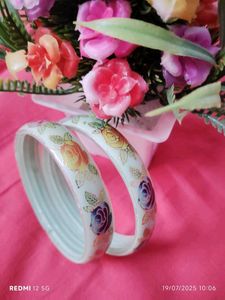 Floral Bangle Set