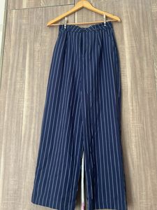 H&amp;M Striped Paperbag Waist Pants