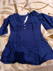 Navy Blue Tunic Top