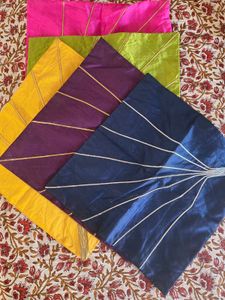 Silk Cushion Covers - Set of 5