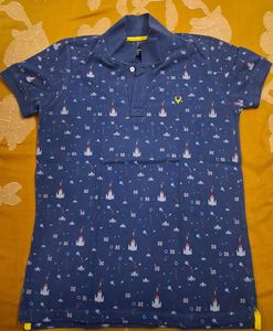 Blue Patterned T-Shirt