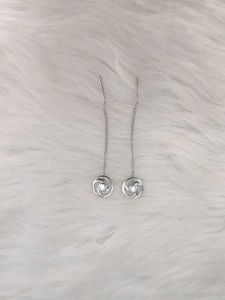 925 Sterling Silver Dangle Earrings With Hallmark