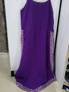 Elegant Purple Kurta Set