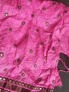 Pink Embroidered Kurta