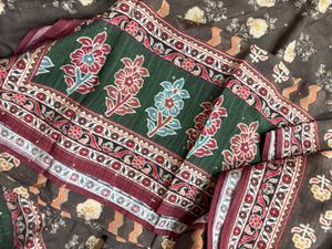 2 Piece Floral Print Kurta And Dupptta