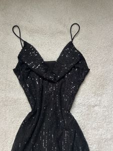 Backless Sequin Mini Dress