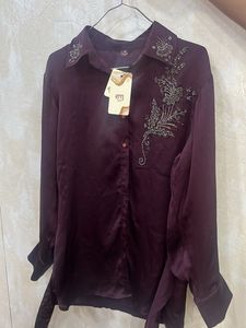 Elegant Embellished Shirt