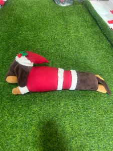 DACHSHUND SANTA DOOR STOPPER