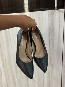 Chic Black Heels 36 Size