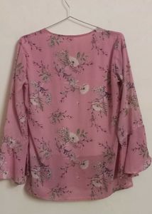 Floral Pink Blouse