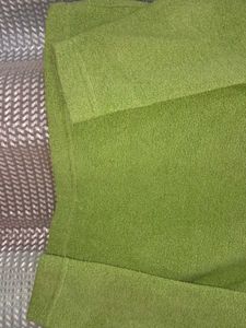 Green Color Waist Length Full Sleeves Sweater