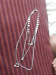 Layered Heart &amp; Star Necklace