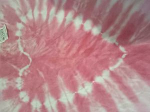 Pink Heart Tie-Dye Crop Top