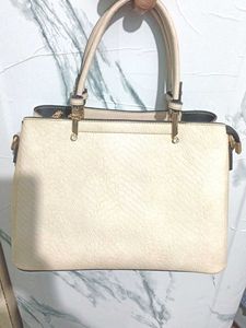 Cream Handbag