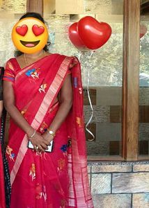 Beautiful Pure Organza Net Saree With Jute Palla