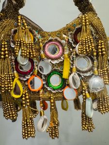 Beautiful multi colour attractive clutch