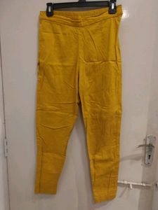 Yellow Cotton Pant