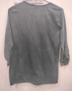 Gray Henley Top