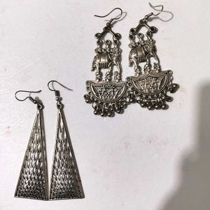 2 Boho Earrings Set