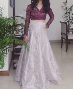 Beautiful A line tissue ghera skirt