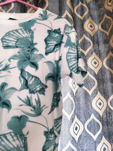 Blue Printed T Shirt