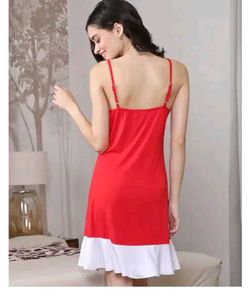 Red &amp; White Slip Dress size M