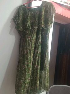 Green Floral Dress