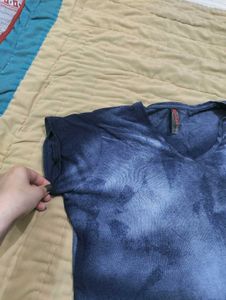 Women&#39;s V-Neck Tie Dye Short Sleeves Casual😍