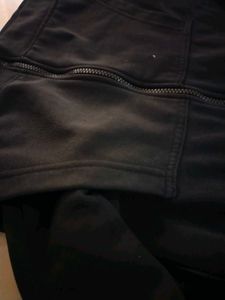 Branded Sweater Jacket With Hoodie