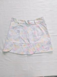 🧁coquette Cottagecore Floral Print Mini Skirt