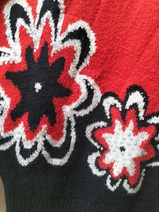 Orange Black Sweater