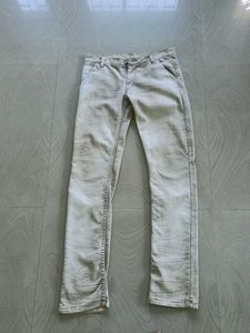 Men Beige Denim Jeans