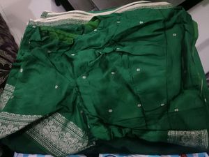 Green saree