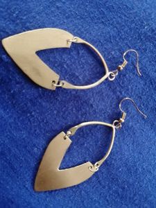 AJIO - Handmade V- Cutout Dangles Earrings