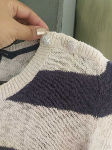 Striped Knit Sweater