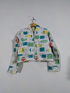White With Printed Co-ords Sets (Girl&#39;s)
